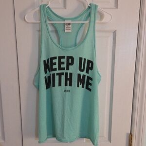 PINK Victoria's Secret Aqua Tank Top
